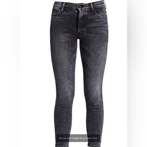 MOTHER Dark Gray Skinny Jeans